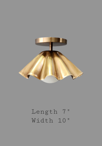 Handcrafted Brass Wall Lamp Timeless Elegance for Your Home