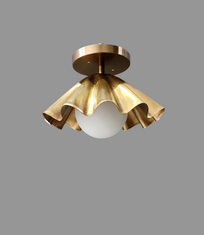 Handcrafted Brass Wall Lamp Timeless Elegance for Your Home
