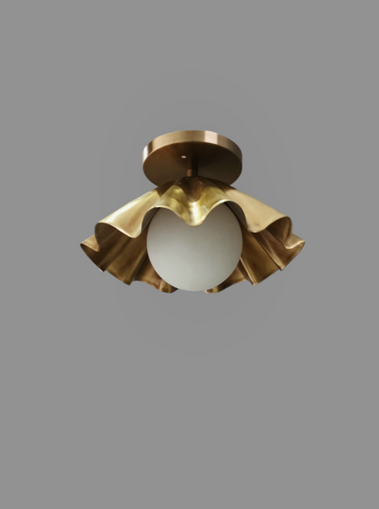 Handcrafted Brass Wall Lamp Timeless Elegance for Your Home
