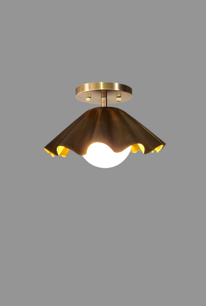 Handcrafted Brass Wall Lamp Timeless Elegance for Your Home