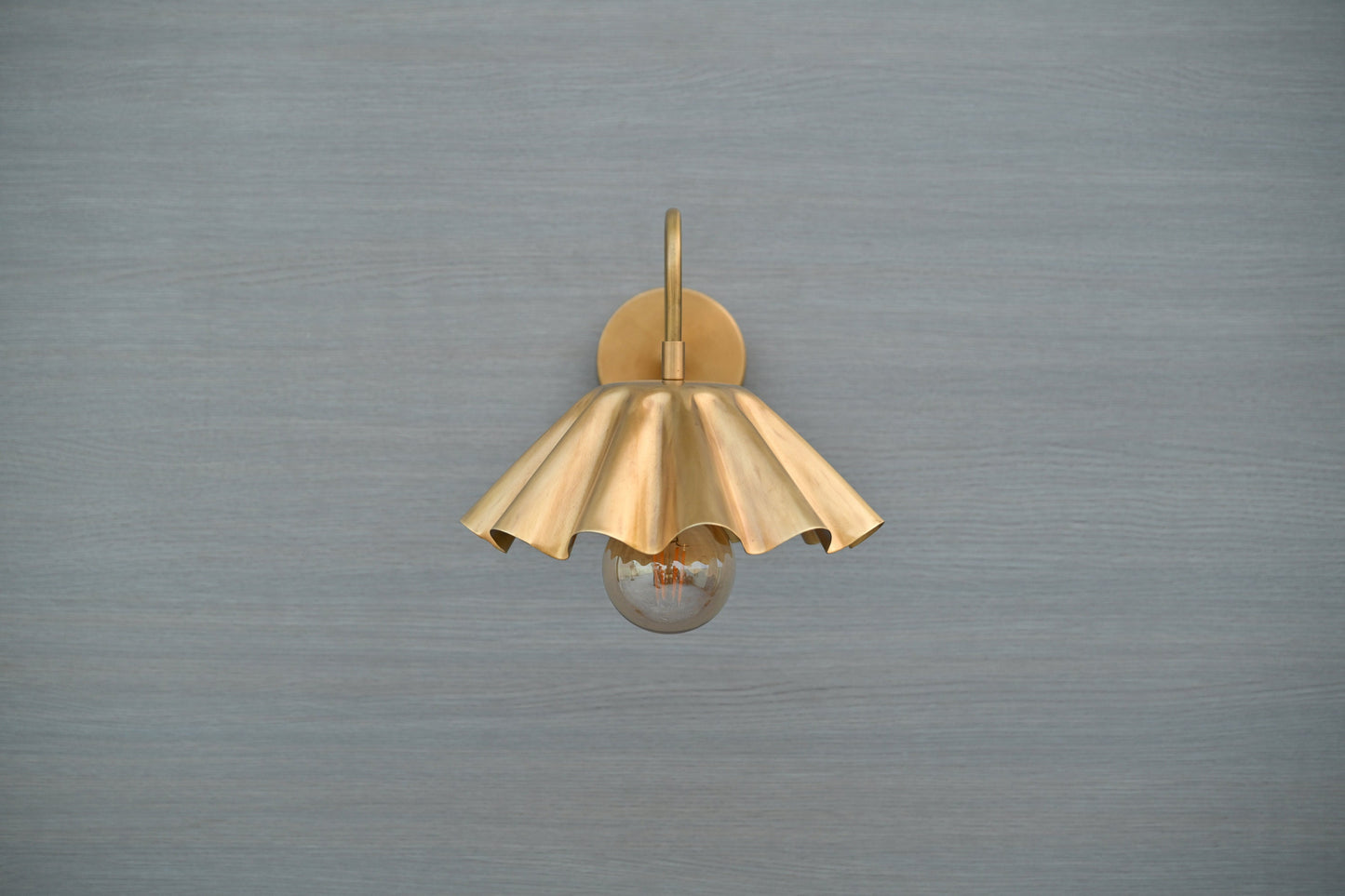 Handmade Brass Wall Sconce - Industrial Adjustable Lighting