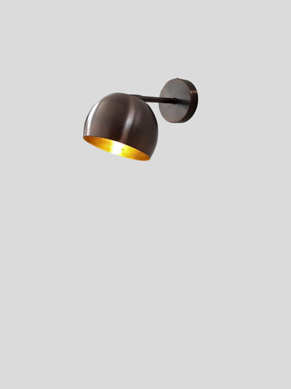 Brass Sputnik Pivot Wall Sconce: Stilnovo Style Light Fixture