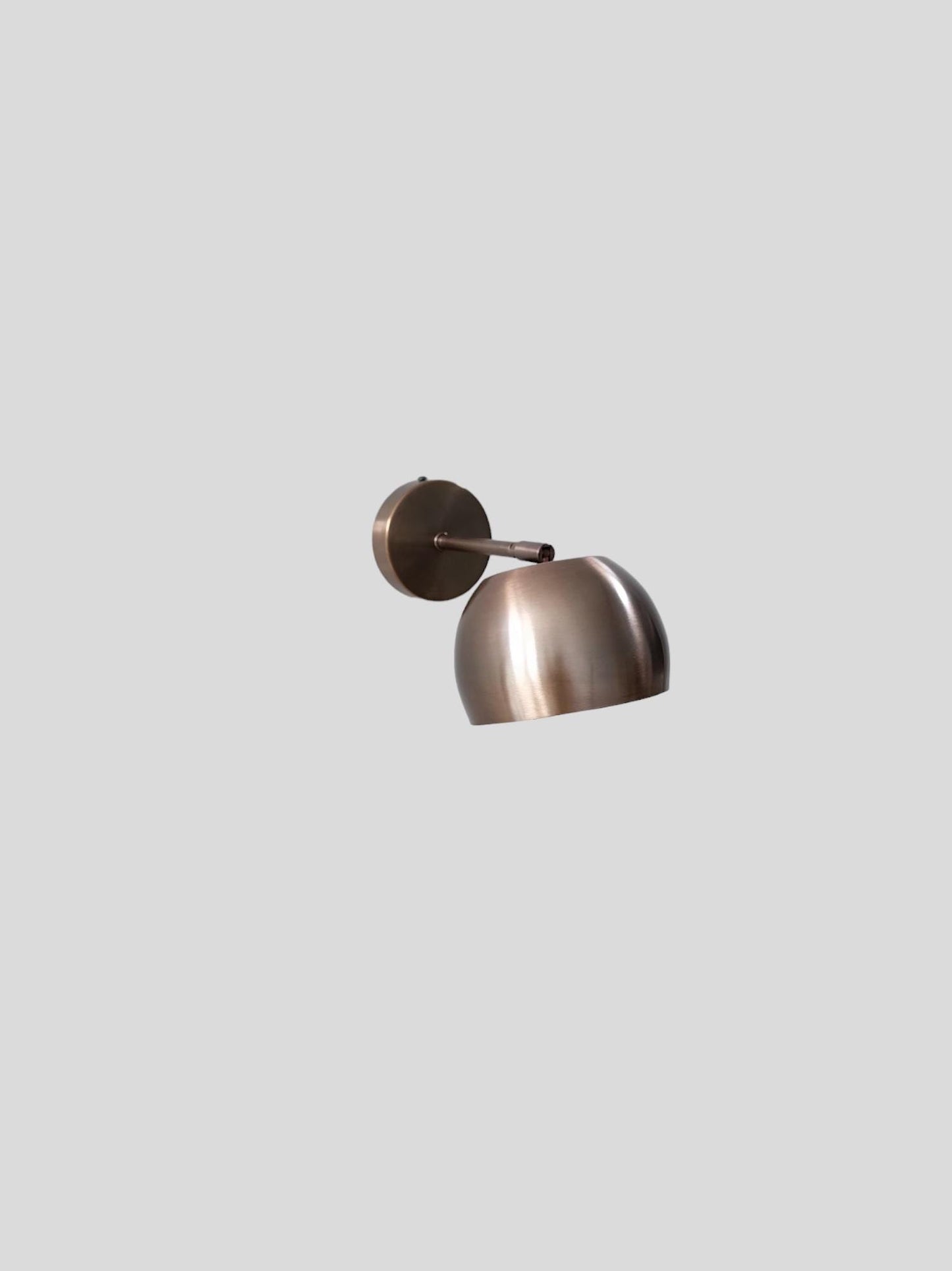 Brass Sputnik Pivot Wall Sconce: Stilnovo Style Light Fixture