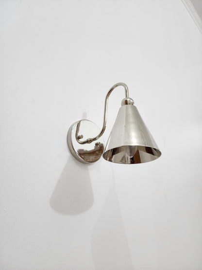 Handcrafted Mid-Century Brass Wall Sconce - Sputnik Starburst Light