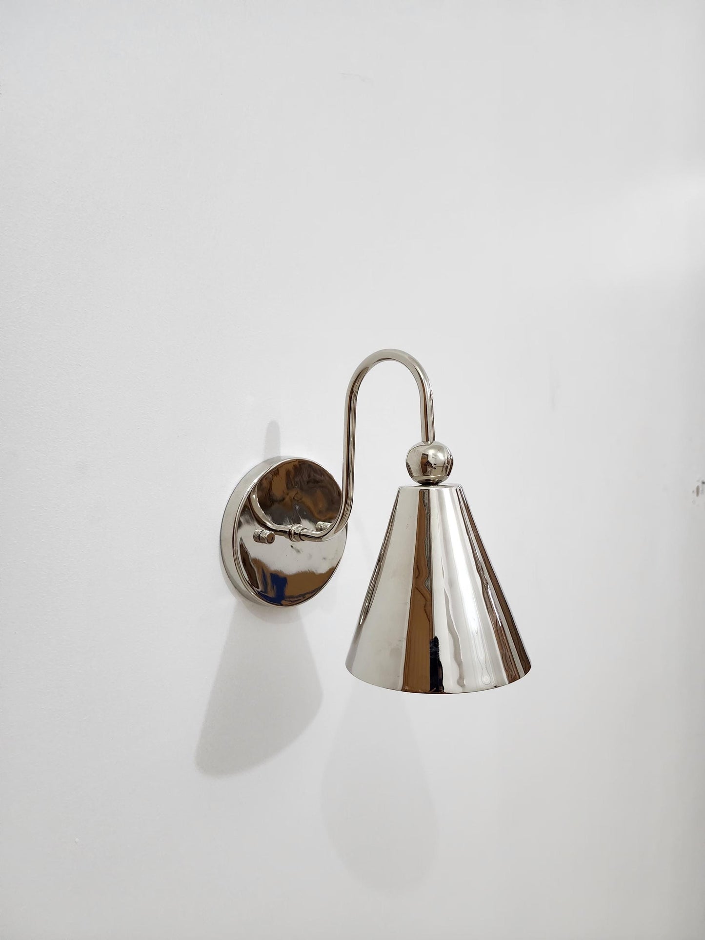 Handcrafted Mid-Century Brass Wall Sconce - Sputnik Starburst Light