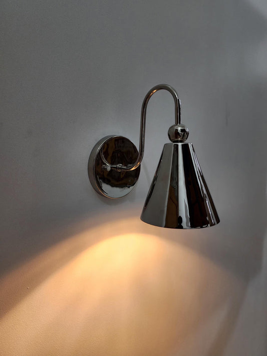 Handcrafted Mid-Century Brass Wall Sconce - Sputnik Starburst Light