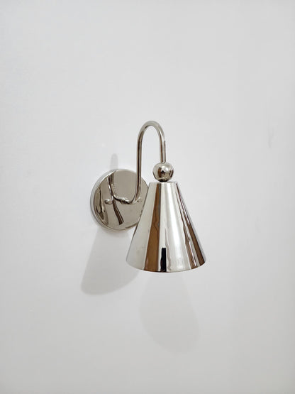 Handcrafted Mid-Century Brass Wall Sconce - Sputnik Starburst Light