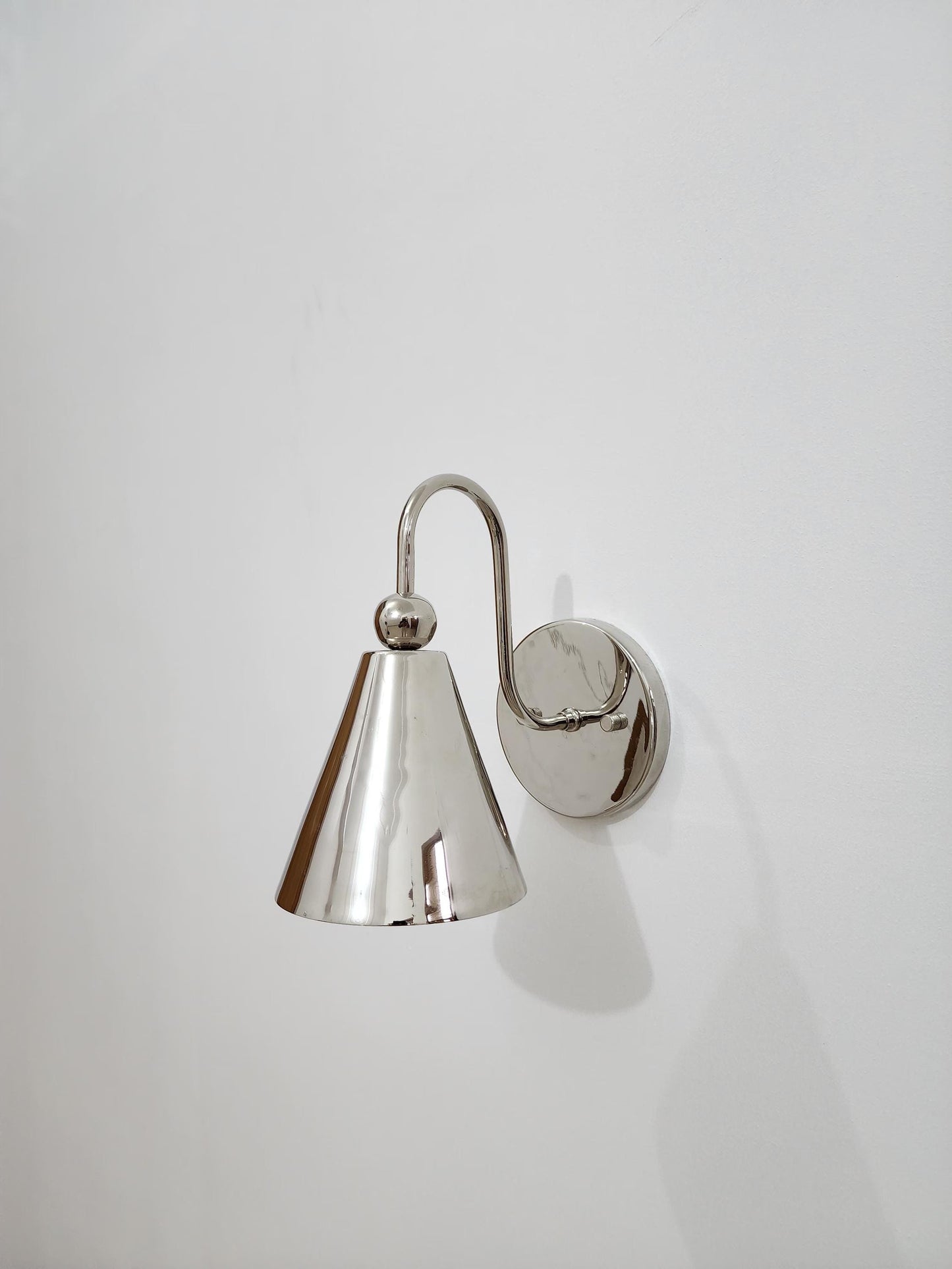 Handcrafted Mid-Century Brass Wall Sconce - Sputnik Starburst Light