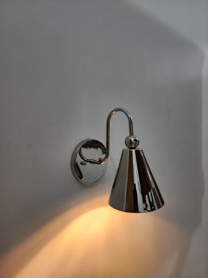 Handcrafted Mid-Century Brass Wall Sconce - Sputnik Starburst Light