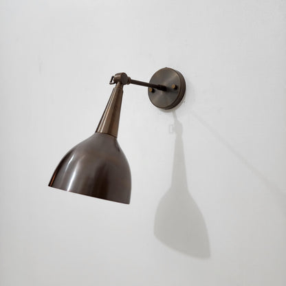 Slim Profile Brass Wall Sconce – Handcrafted Brass Light Fixture