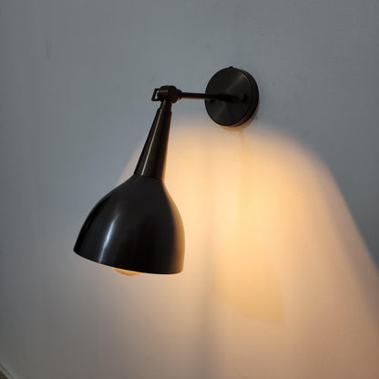 Slim Profile Brass Wall Sconce – Handcrafted Brass Light Fixture