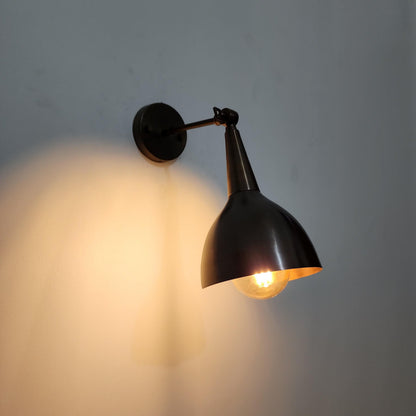 Slim Profile Brass Wall Sconce – Handcrafted Brass Light Fixture