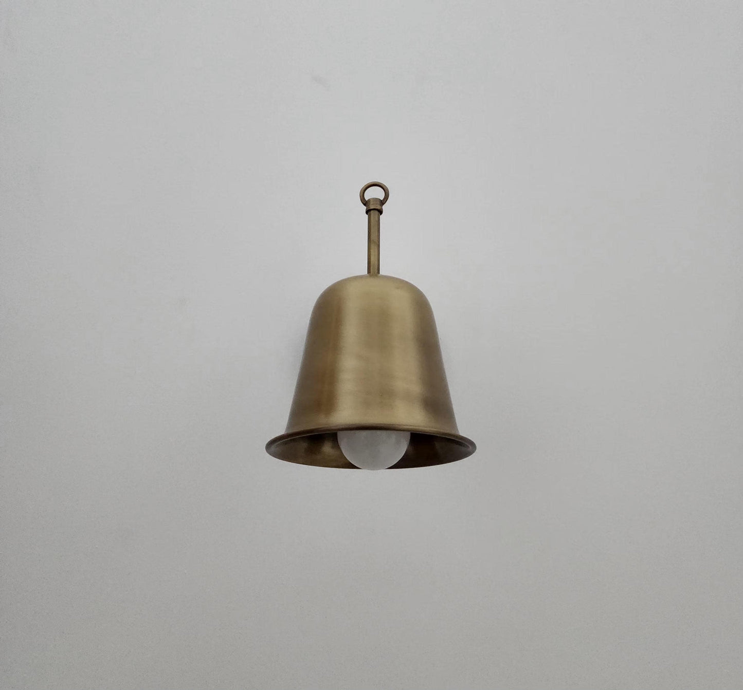 Handcrafted Brass Wall Sconce: Mid-Century Modern Articulated Lamp