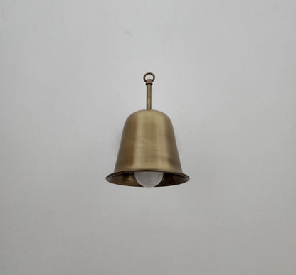 Handcrafted Brass Wall Sconce: Mid-Century Modern Articulated Lamp