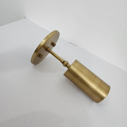 Mid-Century Modern Brass Flush Mount Light: Handcrafted Italian-Style Ceiling Fixture